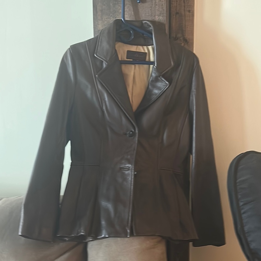 Women's Brown Leather Jacket
